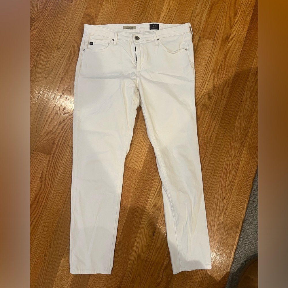 AG Stevie straight white Jean
